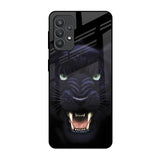 Angry Black Leopard Samsung Galaxy M32 5G Glass Back Cover Online