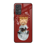 Astronaut Bear Samsung Galaxy M32 5G Glass Back Cover Online