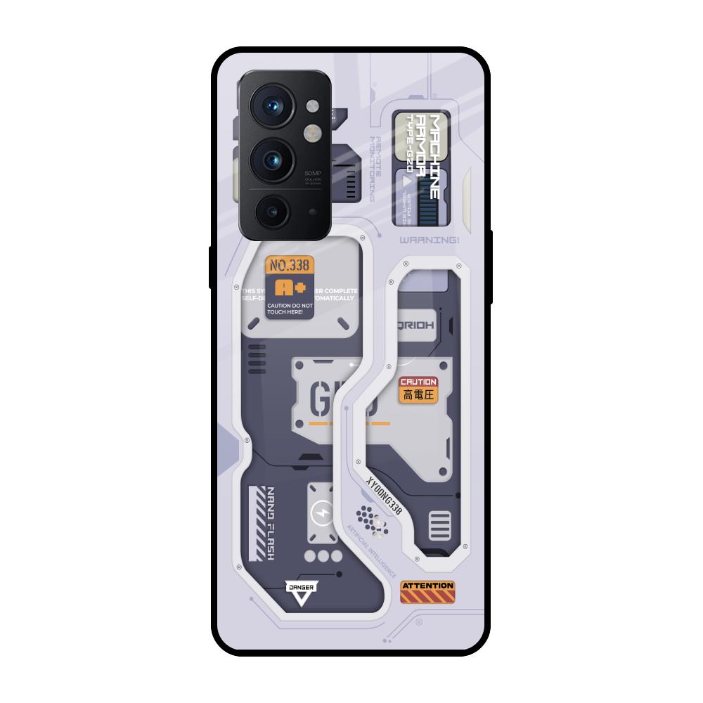 Tech Savvy OnePlus 9RT Glass Back Cover Online