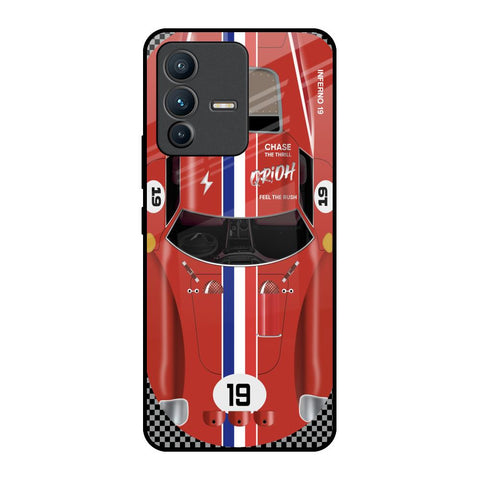 Racing Vintage Vivo V23 Pro 5G Glass Back Cover Online