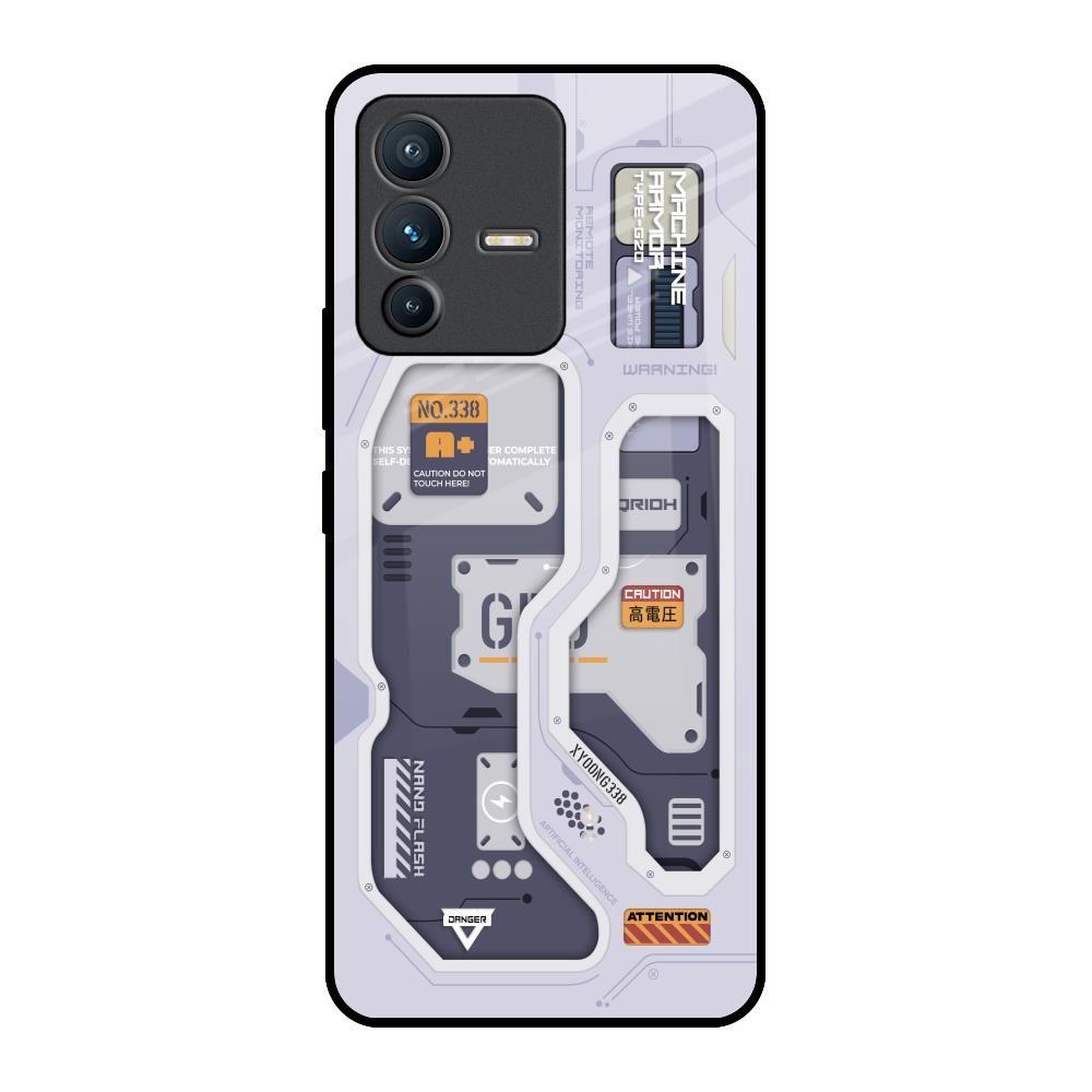 Tech Savvy Vivo V23 Pro 5G Glass Back Cover Online
