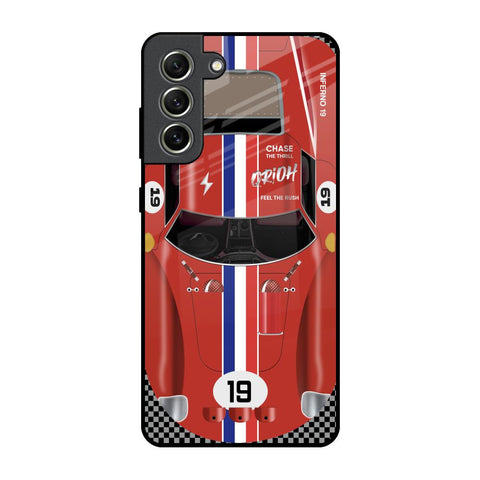 Racing Vintage Samsung Galaxy S21 FE 5G Glass Back Cover Online