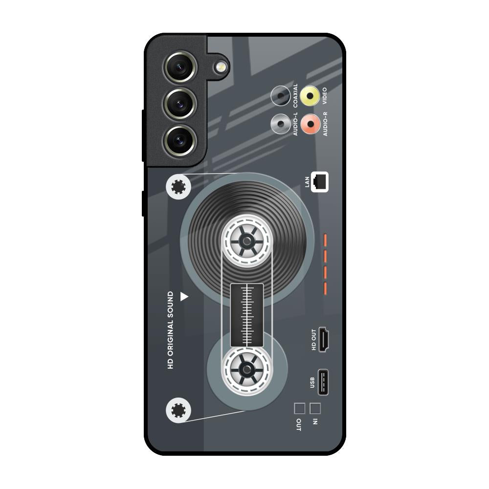 Retro Recorder Samsung Galaxy S21 FE 5G Glass Back Cover Online
