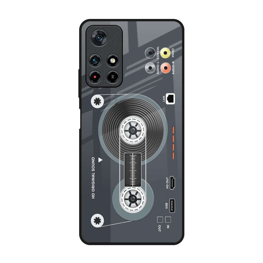 Retro Recorder Poco M4 Pro 5G Glass Back Cover Online