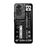 Futuristic Art Redmi Note 11 Glass Back Cover Online
