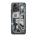 Retro Futuristic Redmi Note 11 Glass Back Cover Online