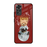 Astronaut Bear Redmi Note 11 Glass Back Cover Online