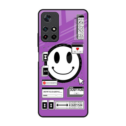 Code with Smile Redmi Note 11T 5G Glass Back Cover Online
