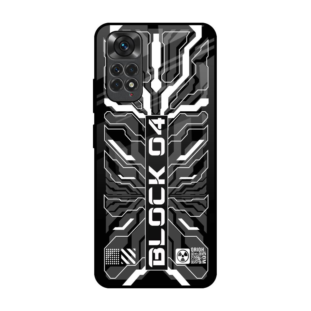Monochrome Magic Redmi Note 11S Glass Back Cover Online