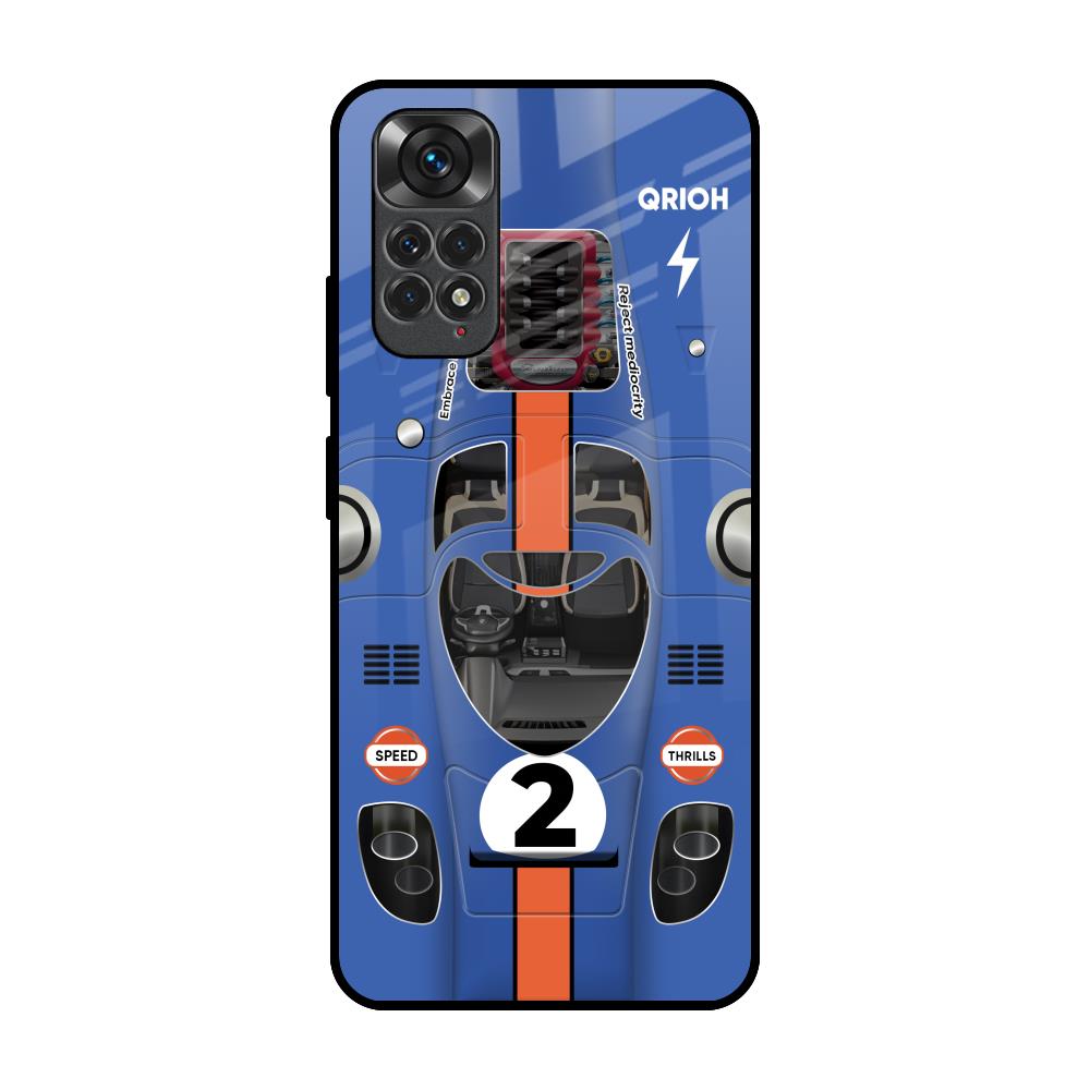 Car Adiction Redmi Note 11S Glass Back Cover Online