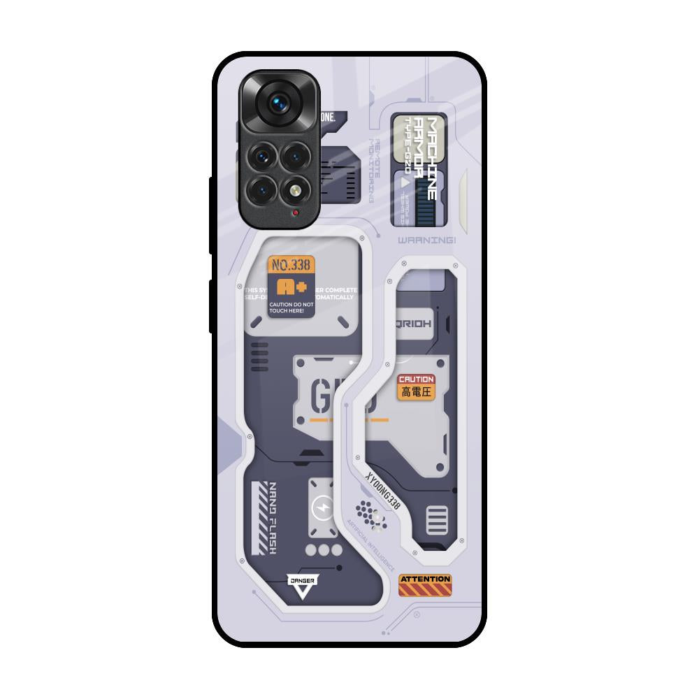 Tech Savvy Redmi Note 11S Glass Back Cover Online