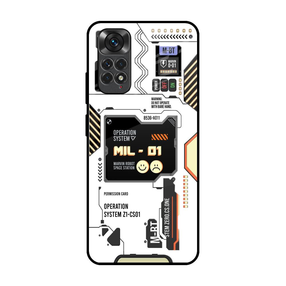 Tech Display Redmi Note 11S Glass Back Cover Online