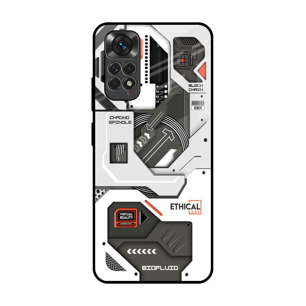 Explore Circuit Redmi Note 11S Glass Back Cover Online