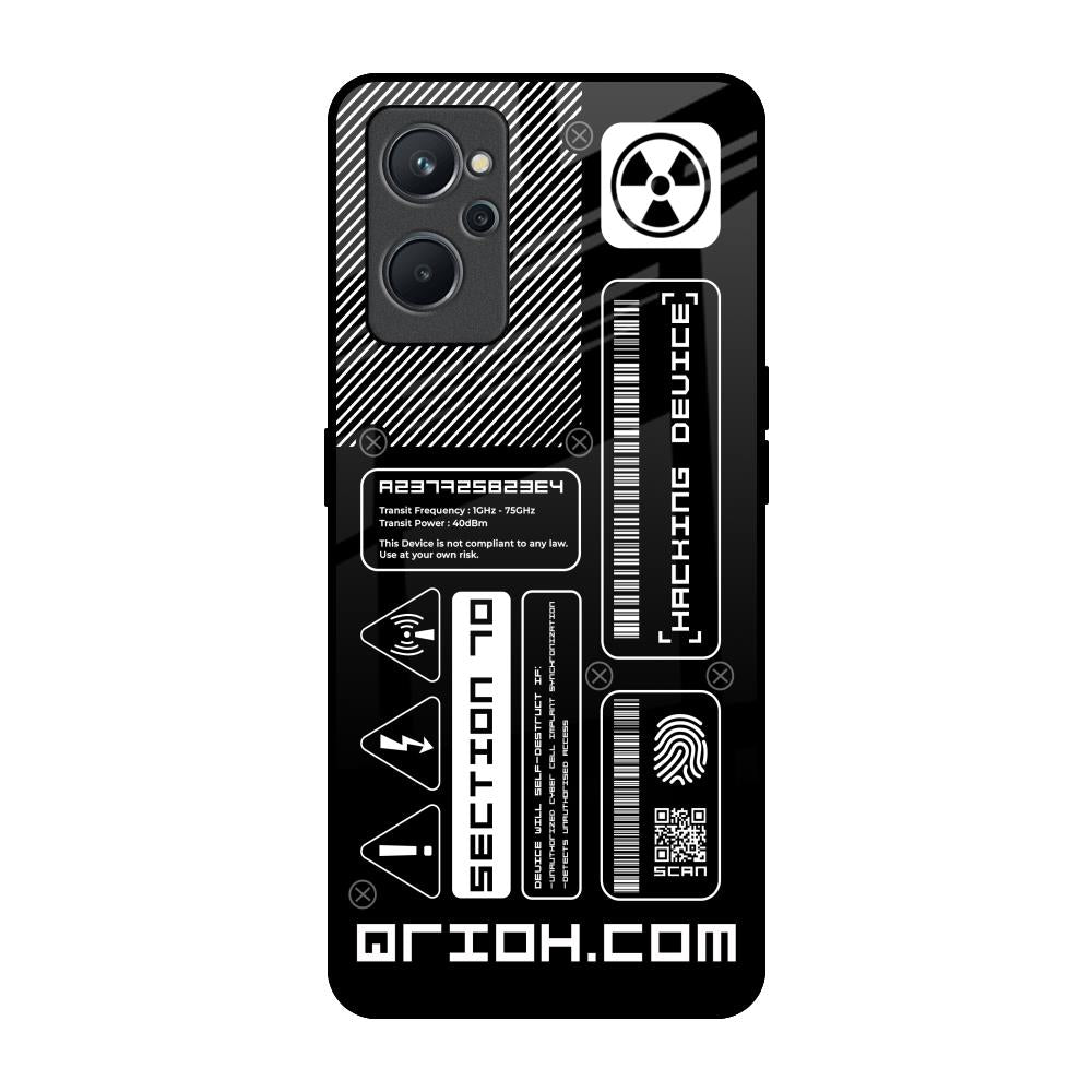 Futuristic Art Realme 9i Glass Back Cover Online