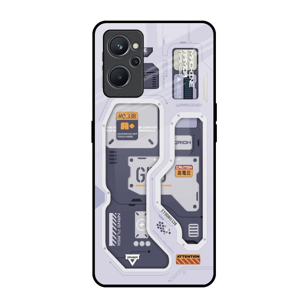 Tech Savvy Realme 9i Glass Back Cover Online