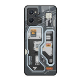 Retro Futuristic Realme 9i Glass Back Cover Online