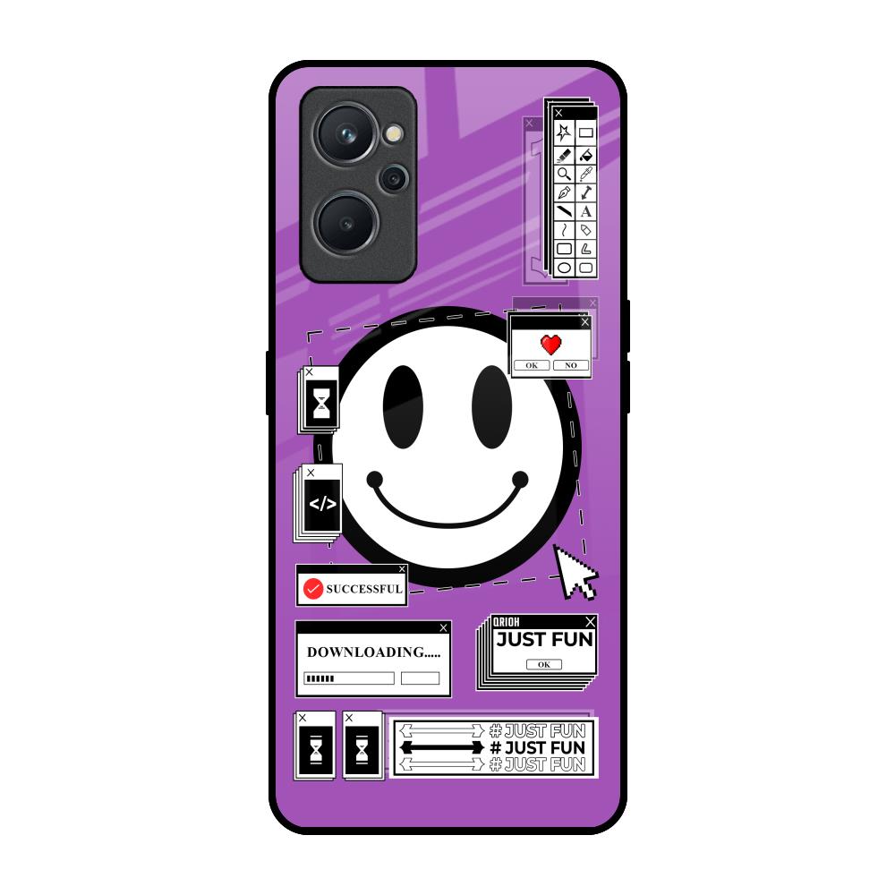 Code with Smile Realme 9i Glass Back Cover Online