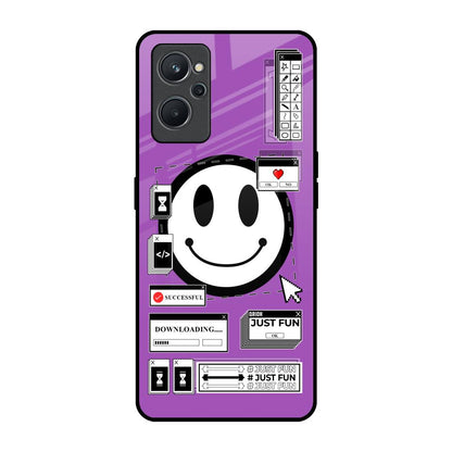 Code with Smile Realme 9i Glass Back Cover Online