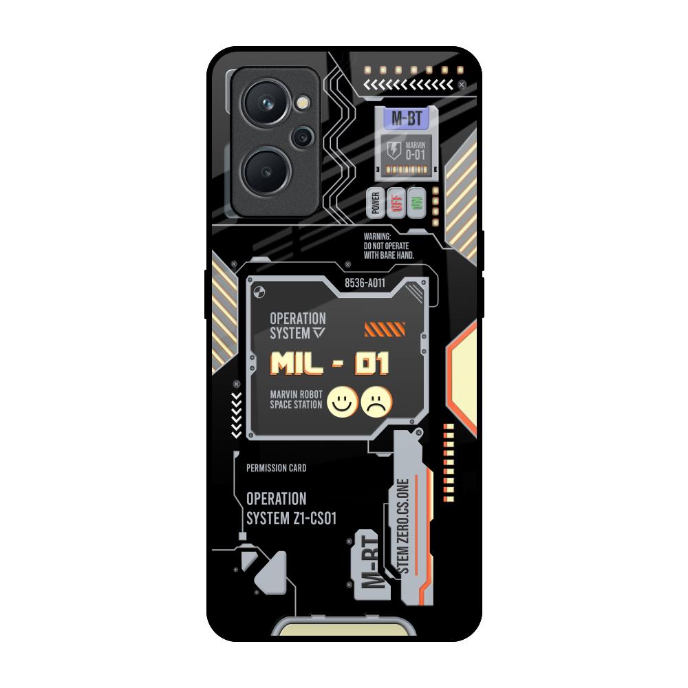 Exposed Parts Realme 9i Glass Back Cover Online