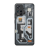 Retro Futuristic Mi 11i Glass Back Cover Online