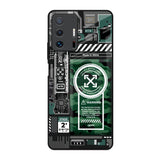 Green Camo Circuit Mi 11T Pro 5G Glass Back Cover Online