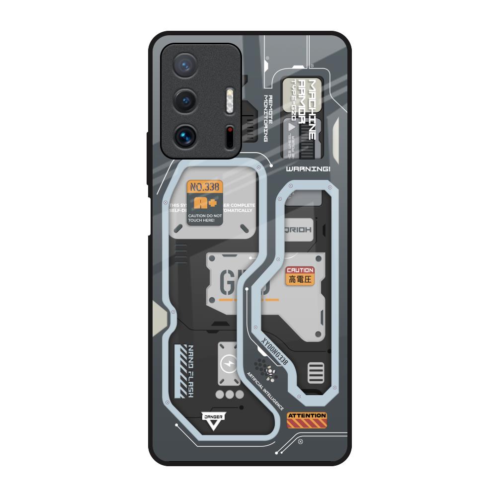 Retro Futuristic Mi 11T Pro 5G Glass Back Cover Online