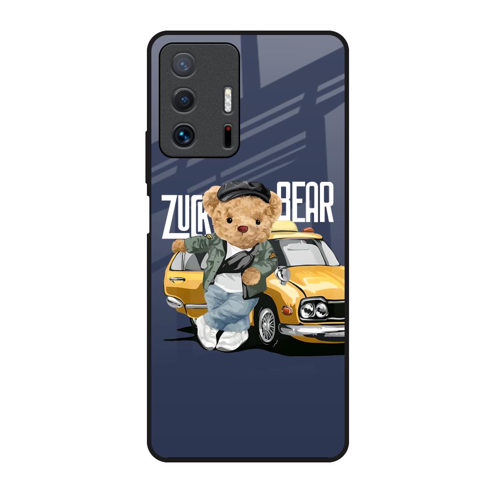 Adventurous Bear Mi 11T Pro 5G Glass Back Cover Online