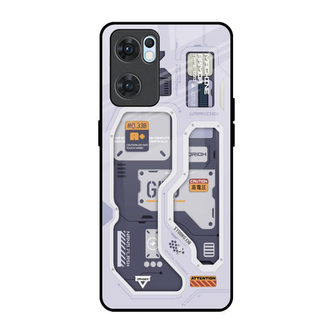 Tech Savvy Oppo Reno7 5G Glass Back Cover Online