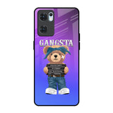 Gangsta Bear Oppo Reno7 5G Glass Back Cover Online