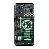 Green Camo Circuit Oppo Reno7 Pro 5G Glass Back Cover Online