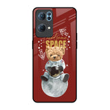 Astronaut Bear Oppo Reno7 Pro 5G Glass Back Cover Online