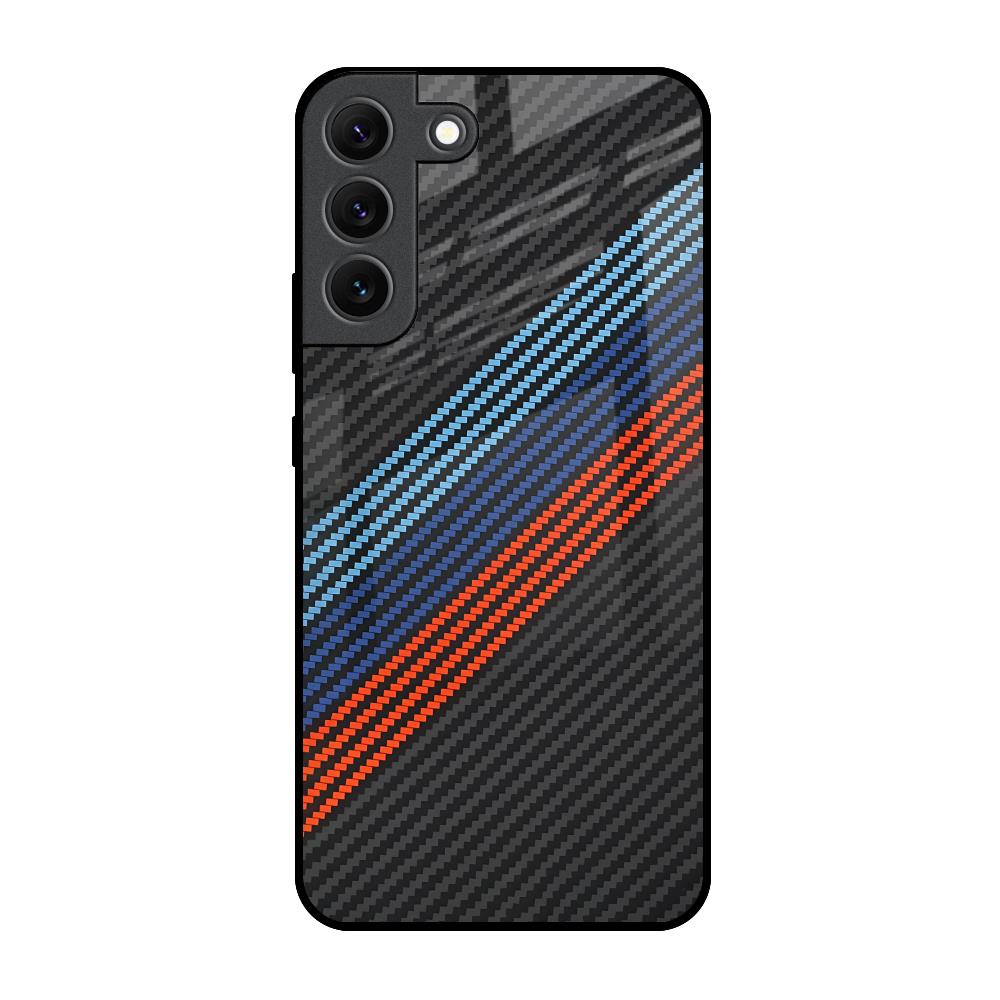 Carbon Inspired Samsung Galaxy S22 5G Glass Back Cover Online