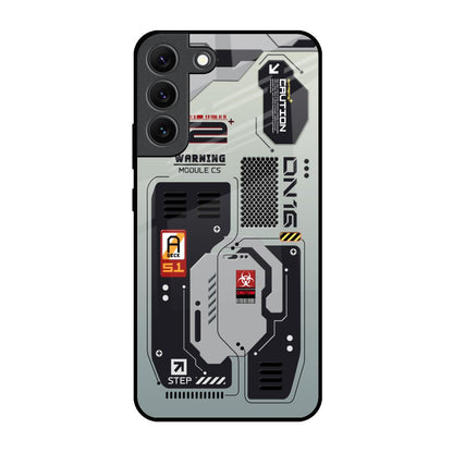Techno Vibes Samsung Galaxy S22 5G Glass Back Cover Online