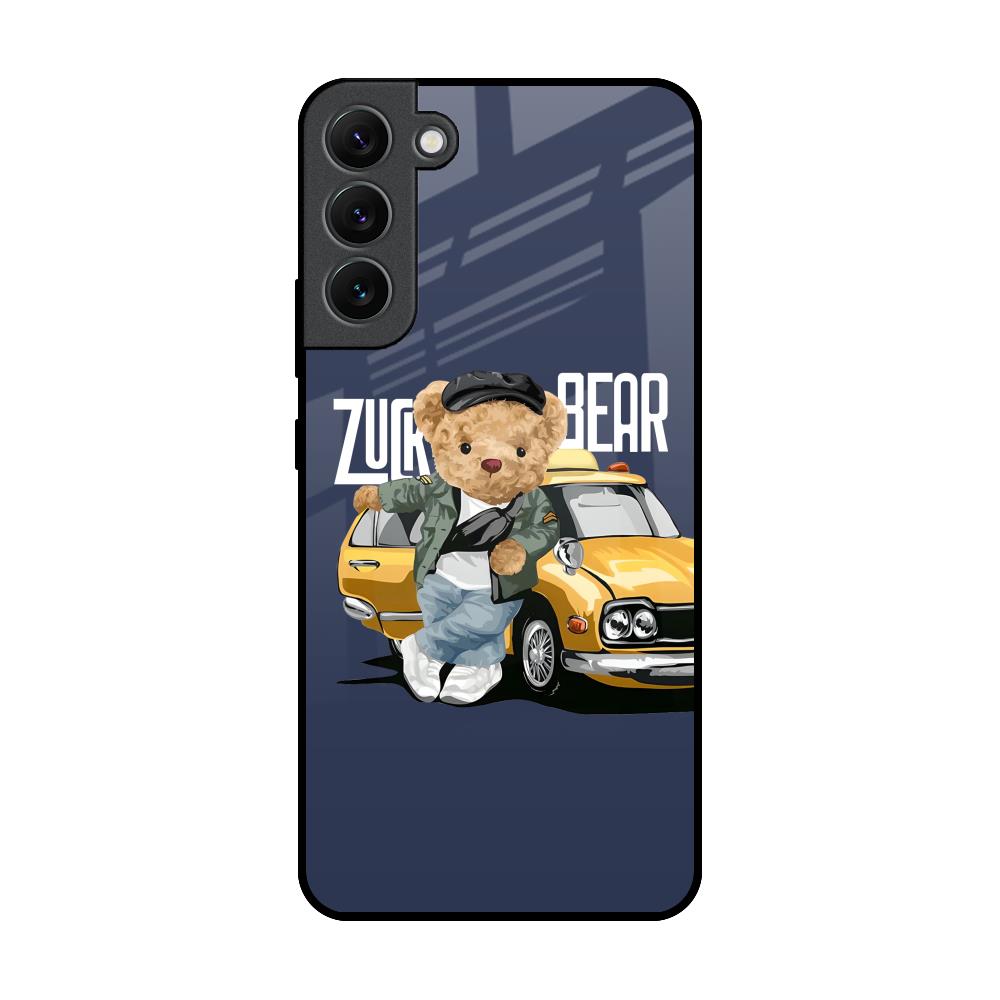 Adventurous Bear Samsung Galaxy S22 Plus 5G Glass Back Cover Online