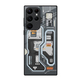 Retro Futuristic Samsung Galaxy S22 Ultra 5G Glass Back Cover Online