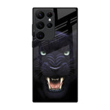 Angry Black Leopard Samsung Galaxy S22 Ultra 5G Glass Back Cover Online