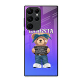 Gangsta Bear Samsung Galaxy S22 Ultra 5G Glass Back Cover Online
