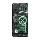Green Camo Circuit Vivo Y75 5G Glass Back Cover Online