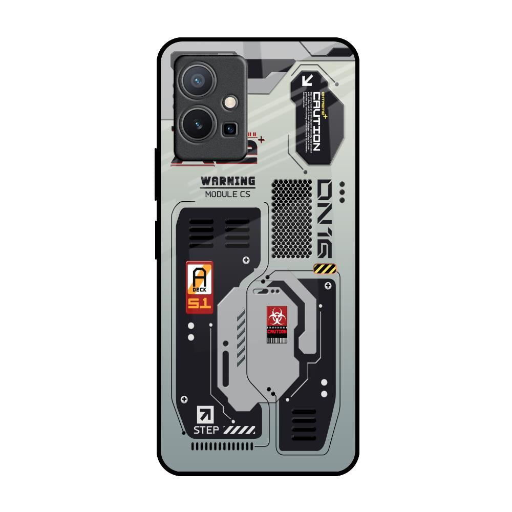 Techno Vibes Vivo Y75 5G Glass Back Cover Online