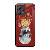 Astronaut Bear Realme 9 Pro Plus Glass Back Cover Online