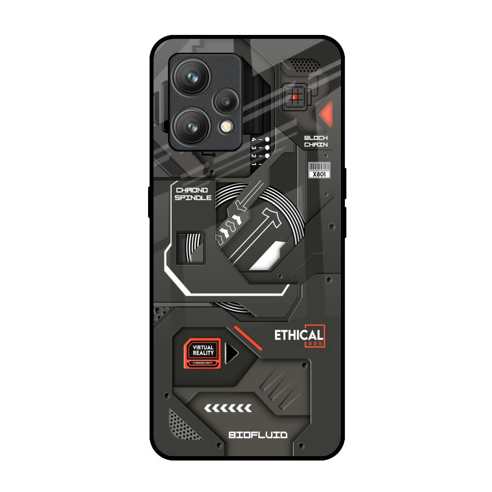 Tech Aesthetics Realme 9 Pro Plus Glass Back Cover Online