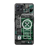 Green Camo Circuit Realme Narzo 50 Glass Back Cover Online