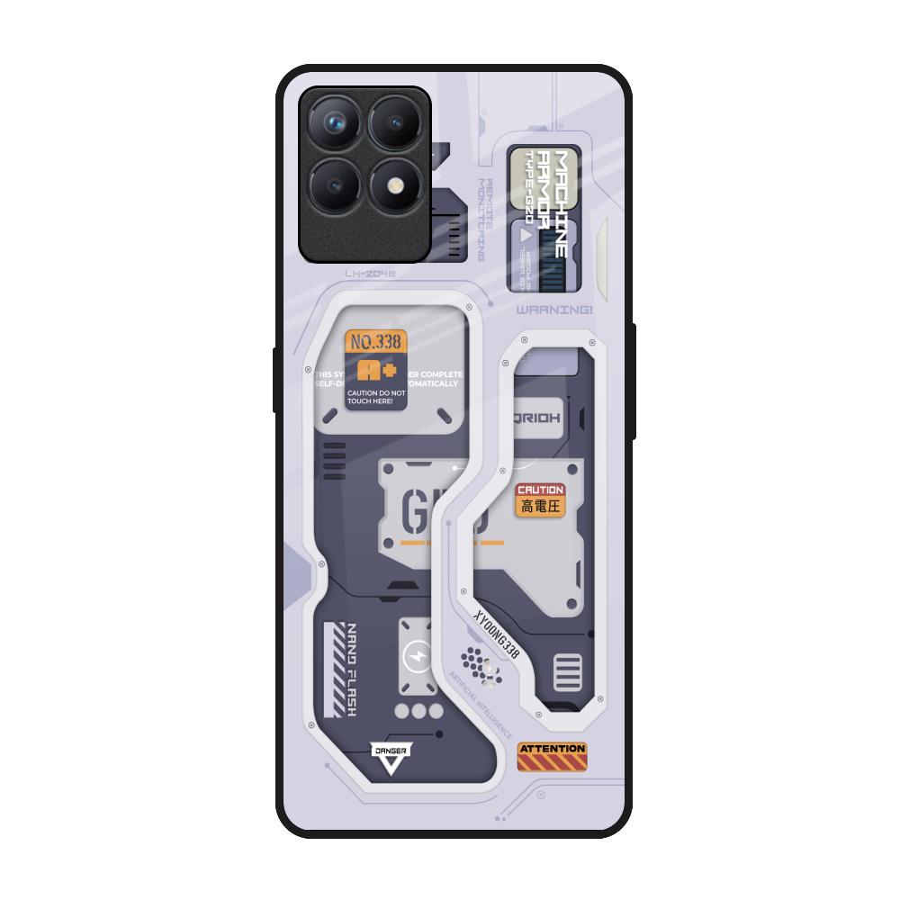 Tech Savvy Realme Narzo 50 Glass Back Cover Online