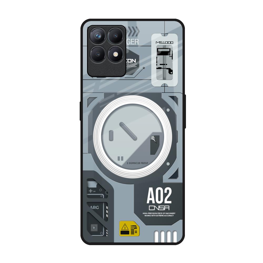 Modern Technology Realme Narzo 50 Glass Back Cover Online