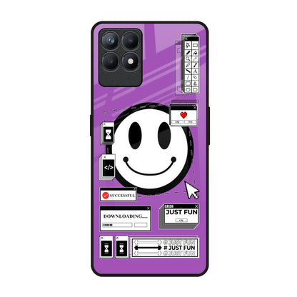 Code with Smile Realme Narzo 50 Glass Back Cover Online