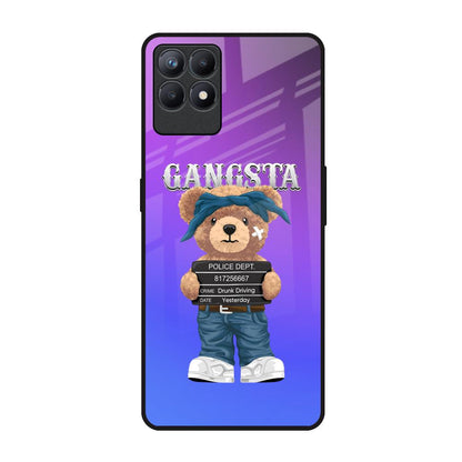 Gangsta Bear Realme Narzo 50 Glass Back Cover Online