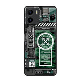Green Camo Circuit Vivo Y15s Glass Back Cover Online