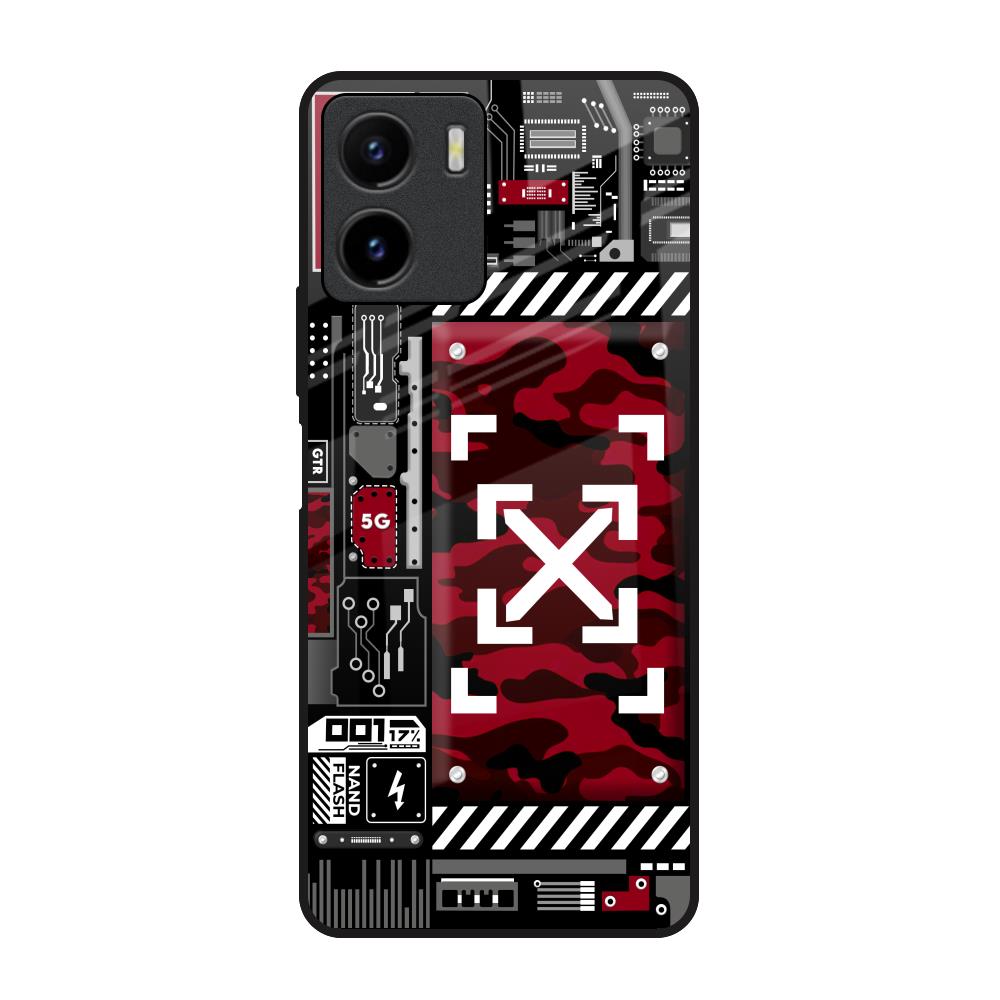 Technology Art Vivo Y15s Glass Back Cover Online