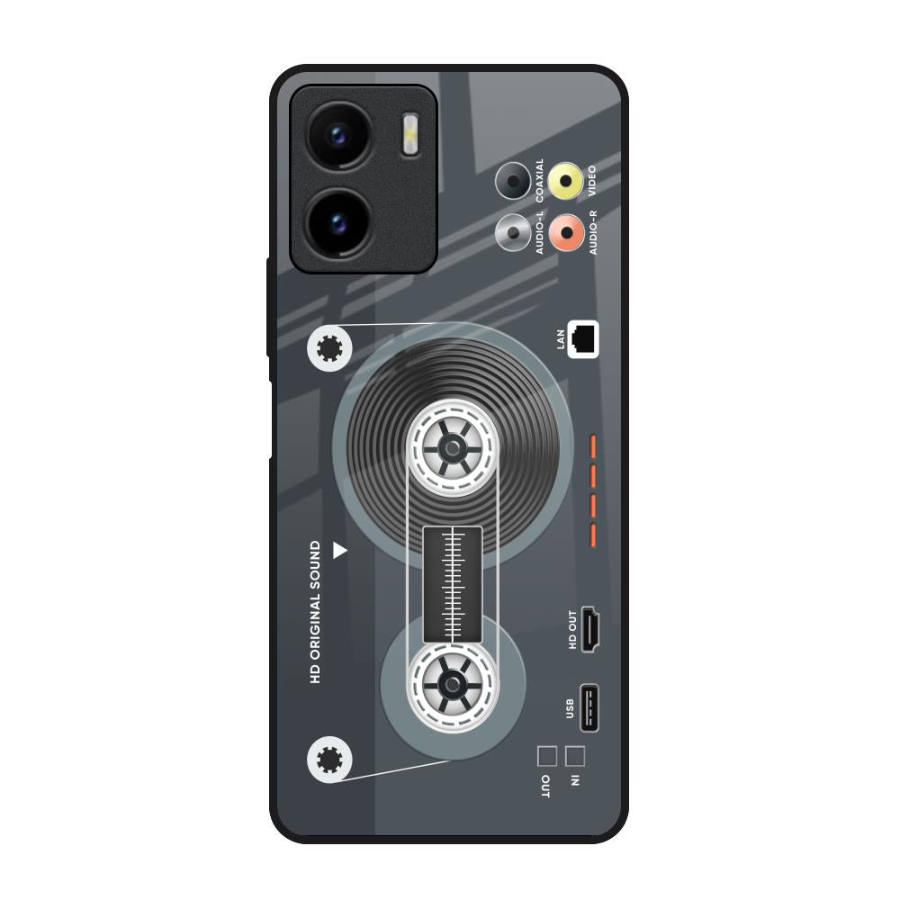 Retro Recorder Vivo Y15s Glass Back Cover Online