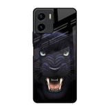 Angry Black Leopard Vivo Y15s Glass Back Cover Online